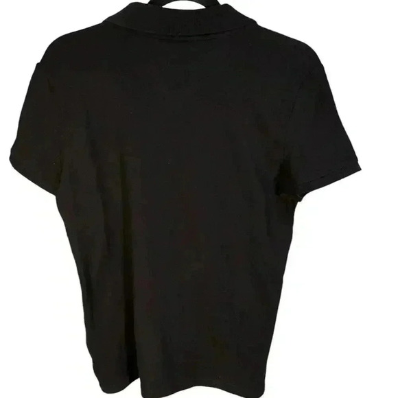 Arizona Medium Kids Polo Collared Black Shirt 3 Buttons Down the front NWT Kids - Picture 3 of 6